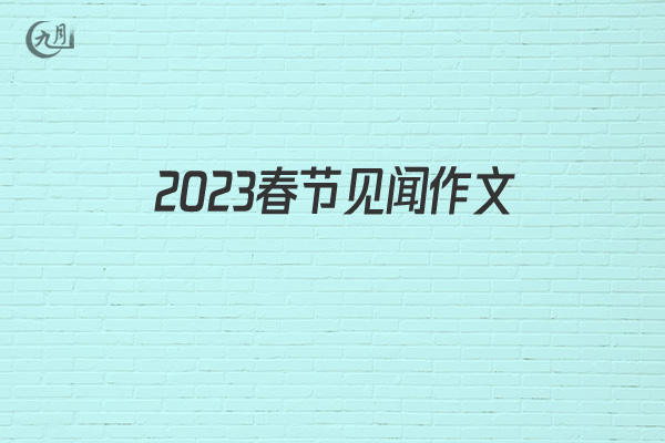 2021春节见闻作文