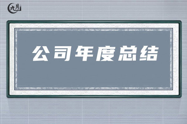 公司年度总结