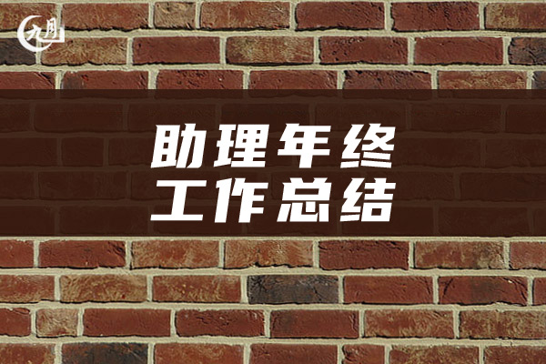 助理年终工作总结